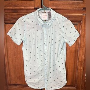 Boys Short Sleeve Button-Up Shirt
